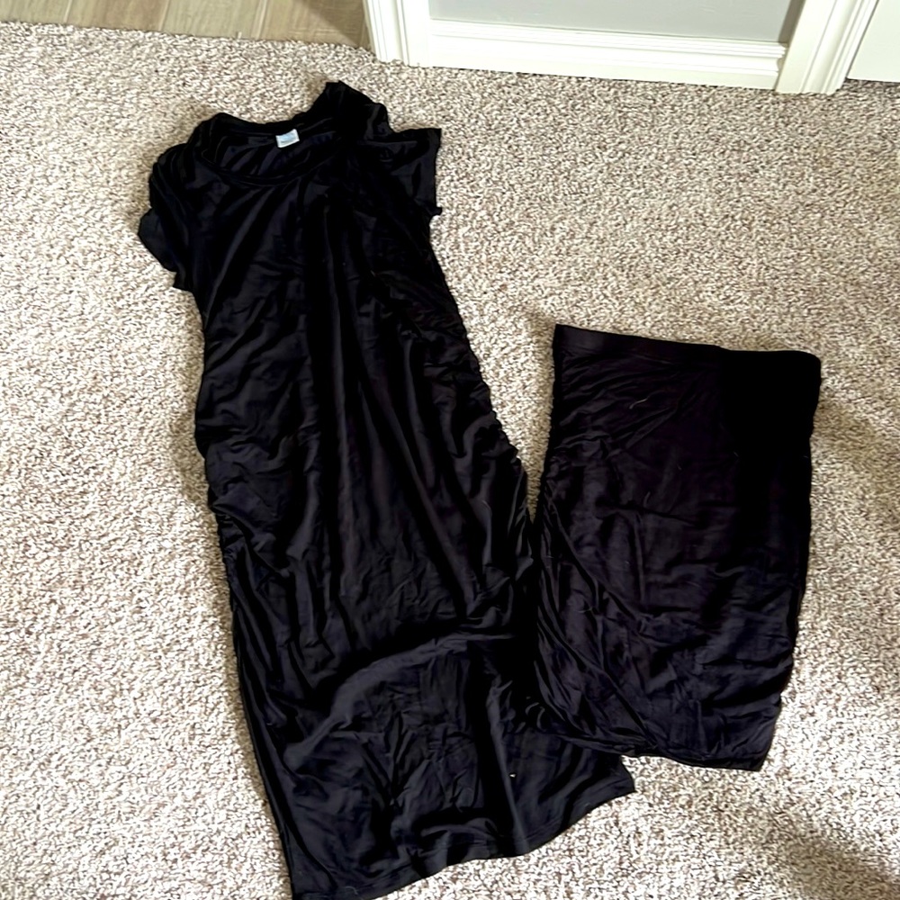 Maternity dress and skirt
